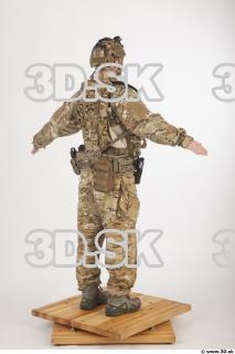 Soldier in American Army Military Uniform 0008